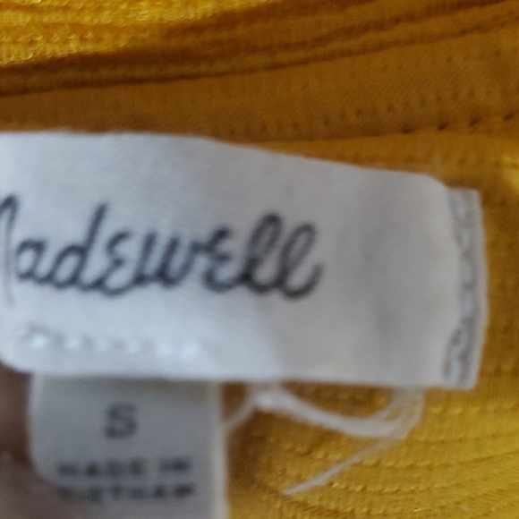 Madewell Mustard Layered Tank Top - Picture 10 of 12